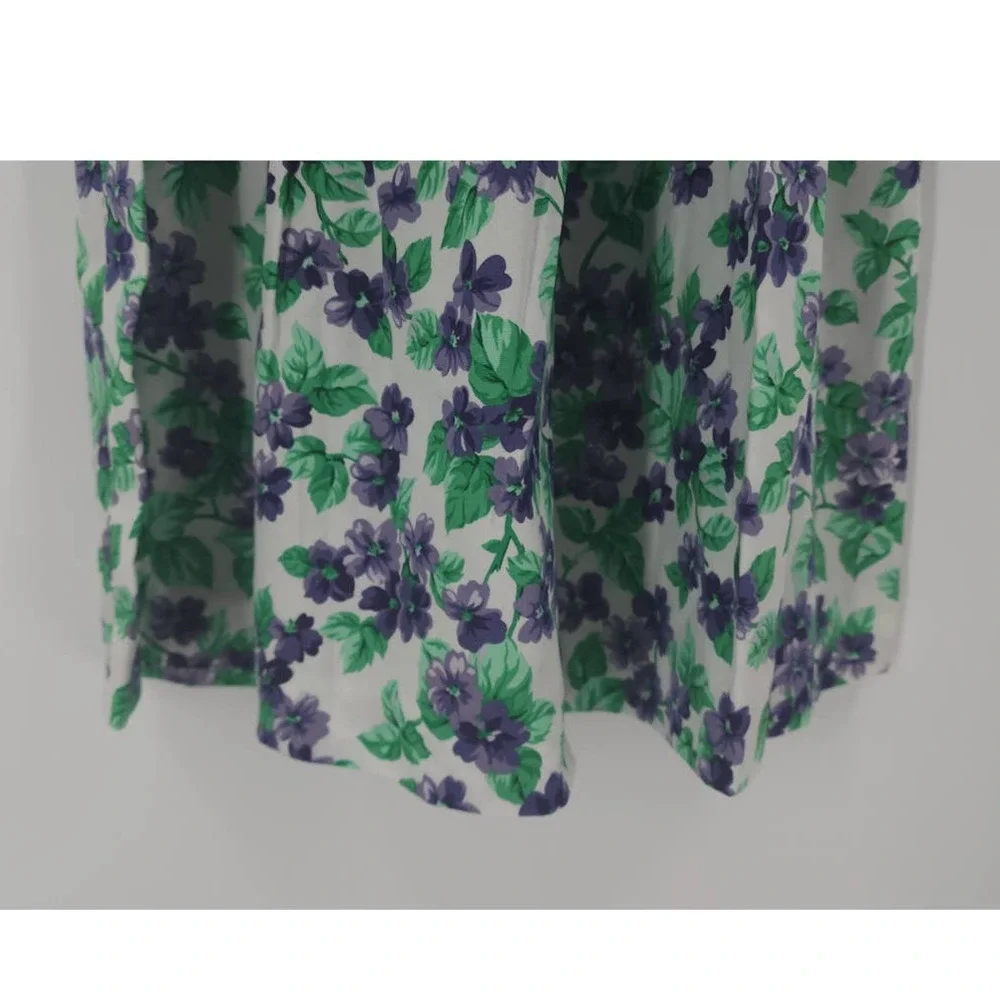 Girls Vintage Floral Dress Size 6 Made In USA A Time To‎ Remember 100% Cotton